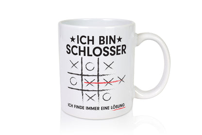 Löse Probleme: Schlosser | Beruf Schlosserei Geschenkidee Arbeit Kollegen Büro