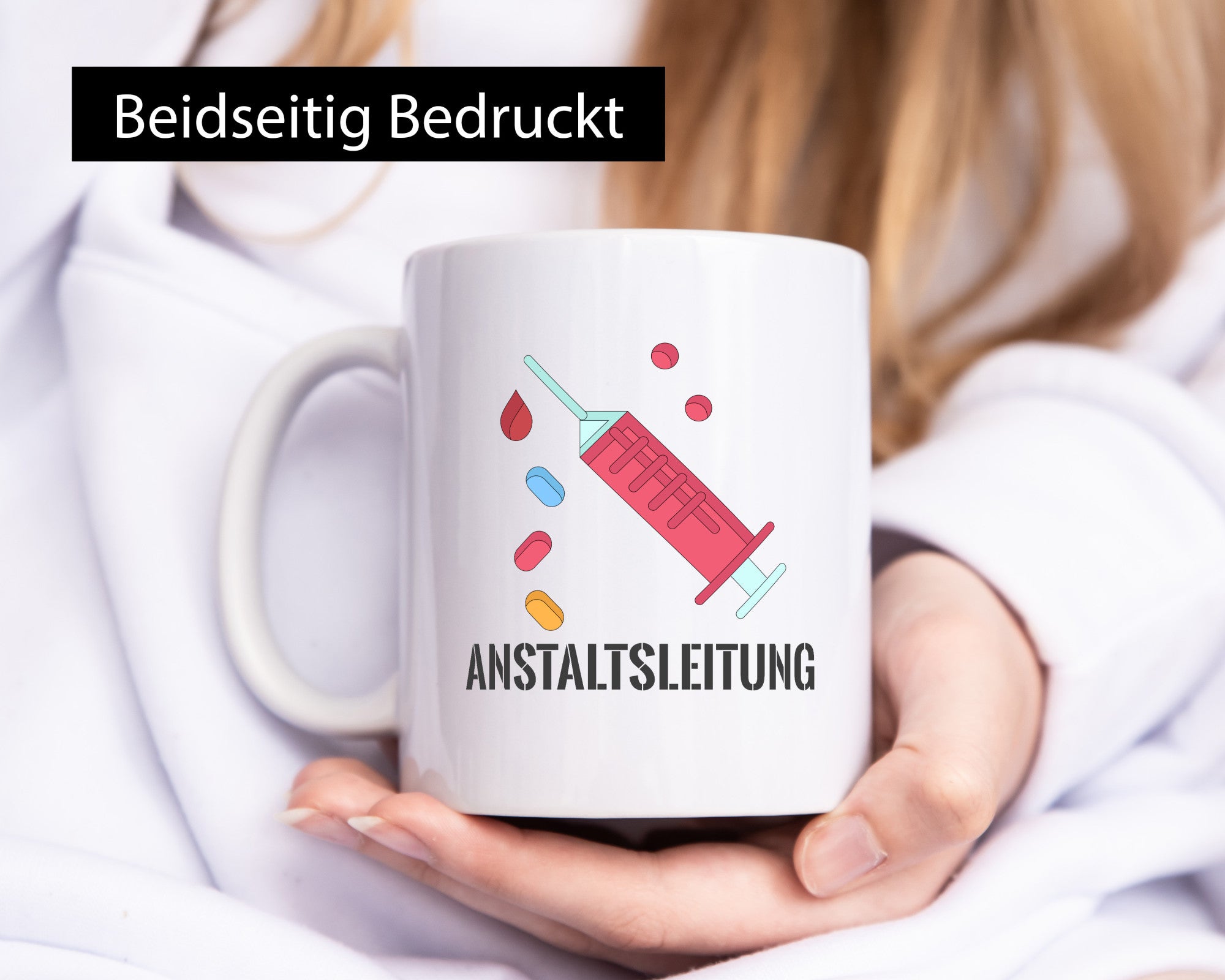 Anstaltsleitung | Krankenschwester Krankenhaus Humor Geschenkidee Tasse
