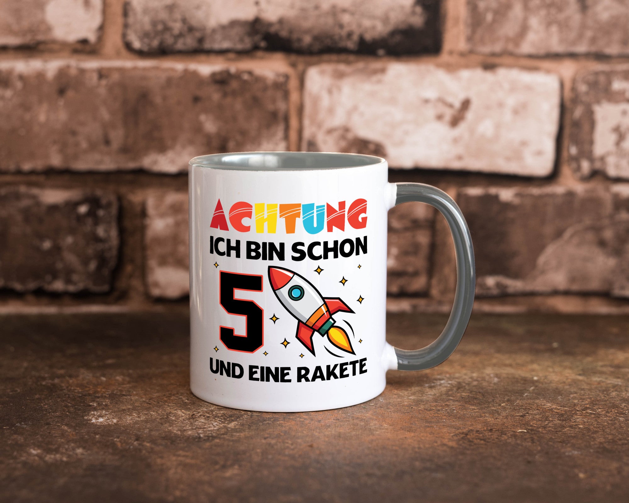 5. Geburtstag | Rakete Weltraum 5 Jahre Galaxy lustig Geschenkidee Geschenk