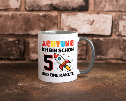 5. Geburtstag | Rakete Weltraum 5 Jahre Galaxy lustig Geschenkidee Geschenk