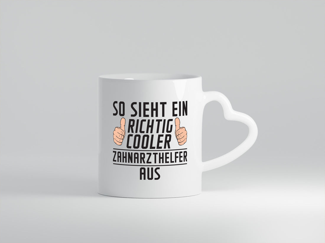 Richtig Cooler Zahnarzthelfer | Zahnmedizin Geschenkidee Humor Tasse