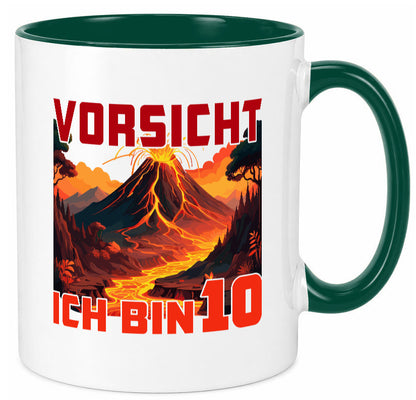 10. Geburtstag | 10 Jahre Vulkanausbruch Vulkan Humor Geschenkidee Tasse