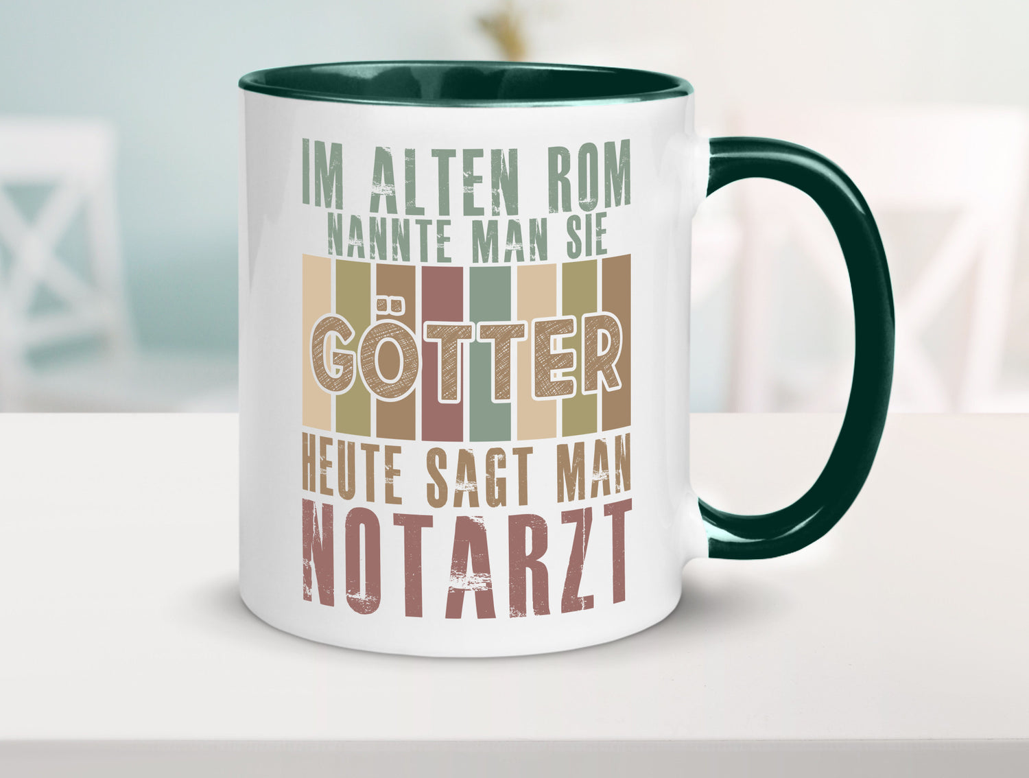 Heute sagt man: Notarzt | Arzt Humor Geschenkidee Tasse