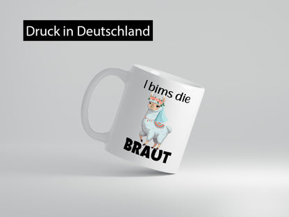 i Bums die Braut | Lama Alpaka JGA Party v2 lustig Humor Geschenkidee Geschenk