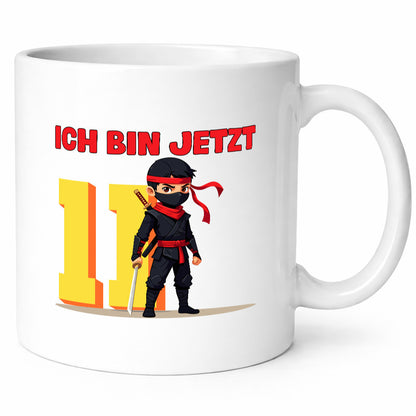 11. Geburtstag | 11 Jahre Ninja Kinder Geschenk Geschenkidee lustiger Spruch