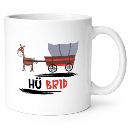 Hü Brid | Auto Autoliebhaber Pferdewagen lustiger Spruch Geschenk Humor