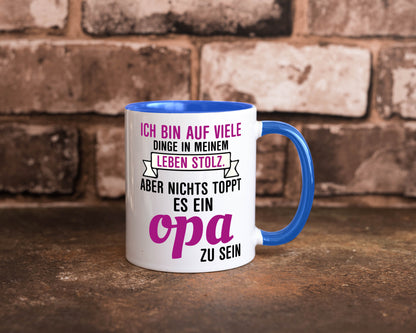 Opa Tasse | Stolzer Großvater Vatertag Enkelkinder Geschenk Familie