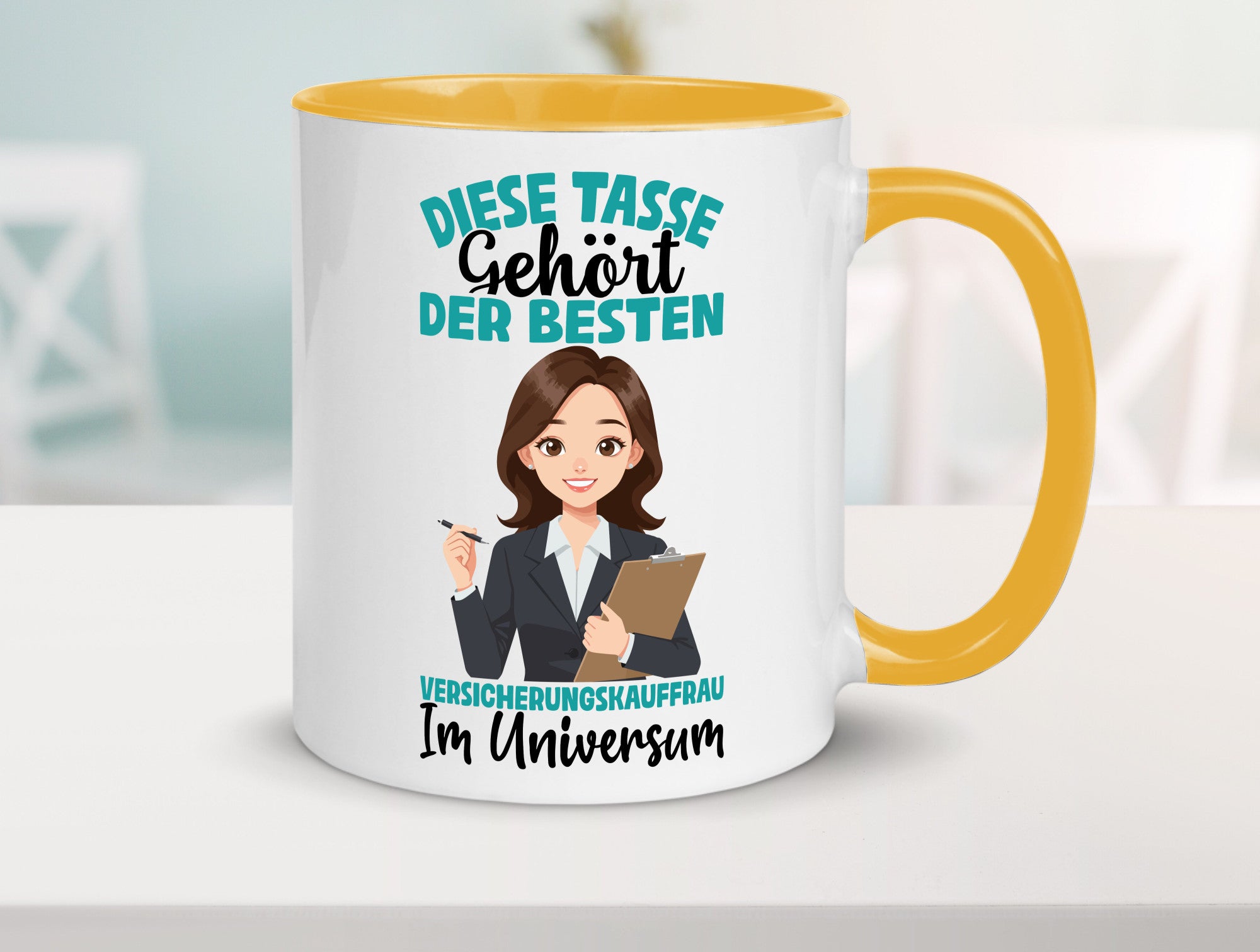 Im Universum: Versicherungskauffrau | Kauffrau lustig Humor Geschenkidee