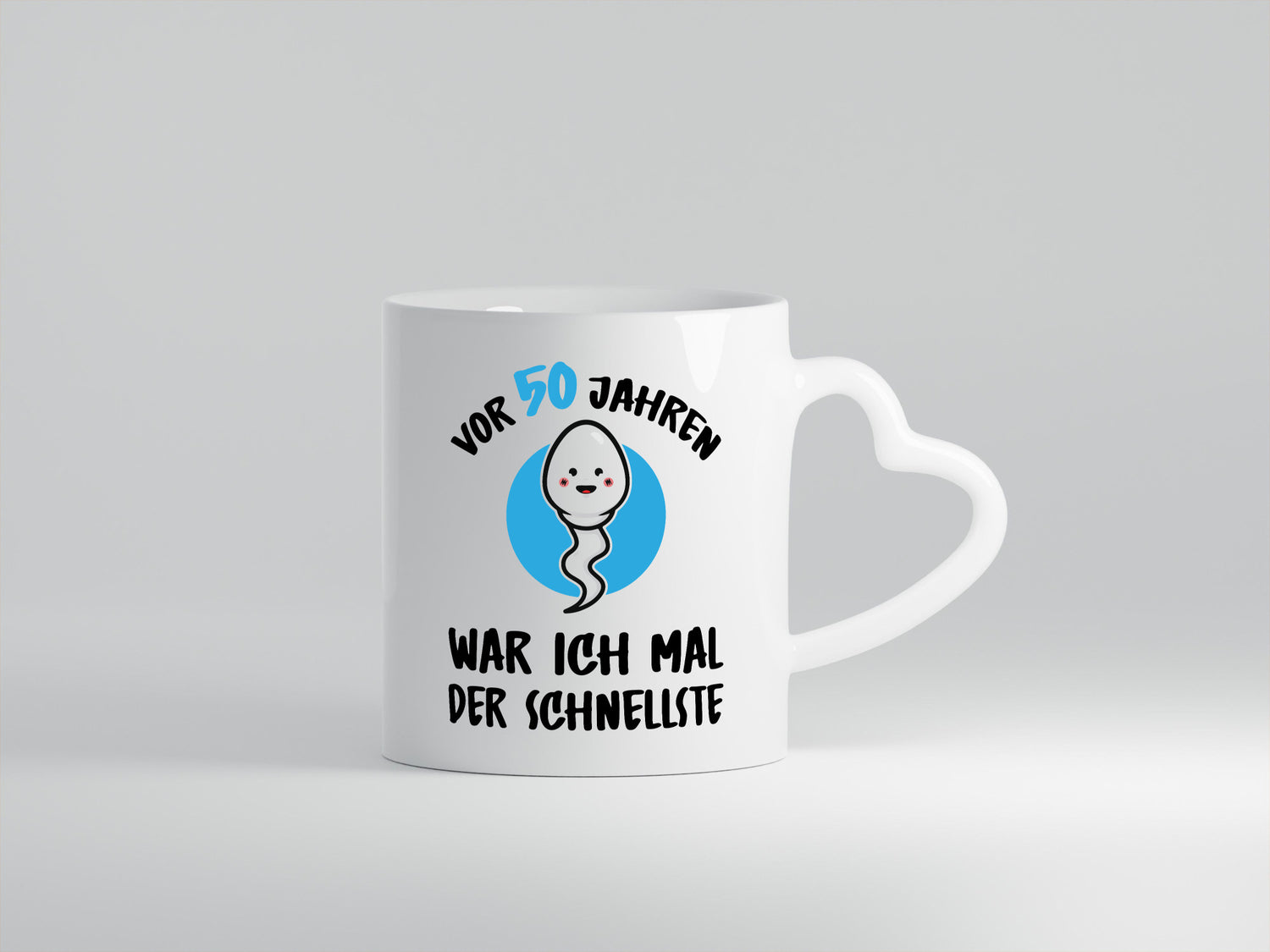 Vor 50 Jahren war ich mal der Schnellste | Schwanger Geschenkidee Humor Tasse