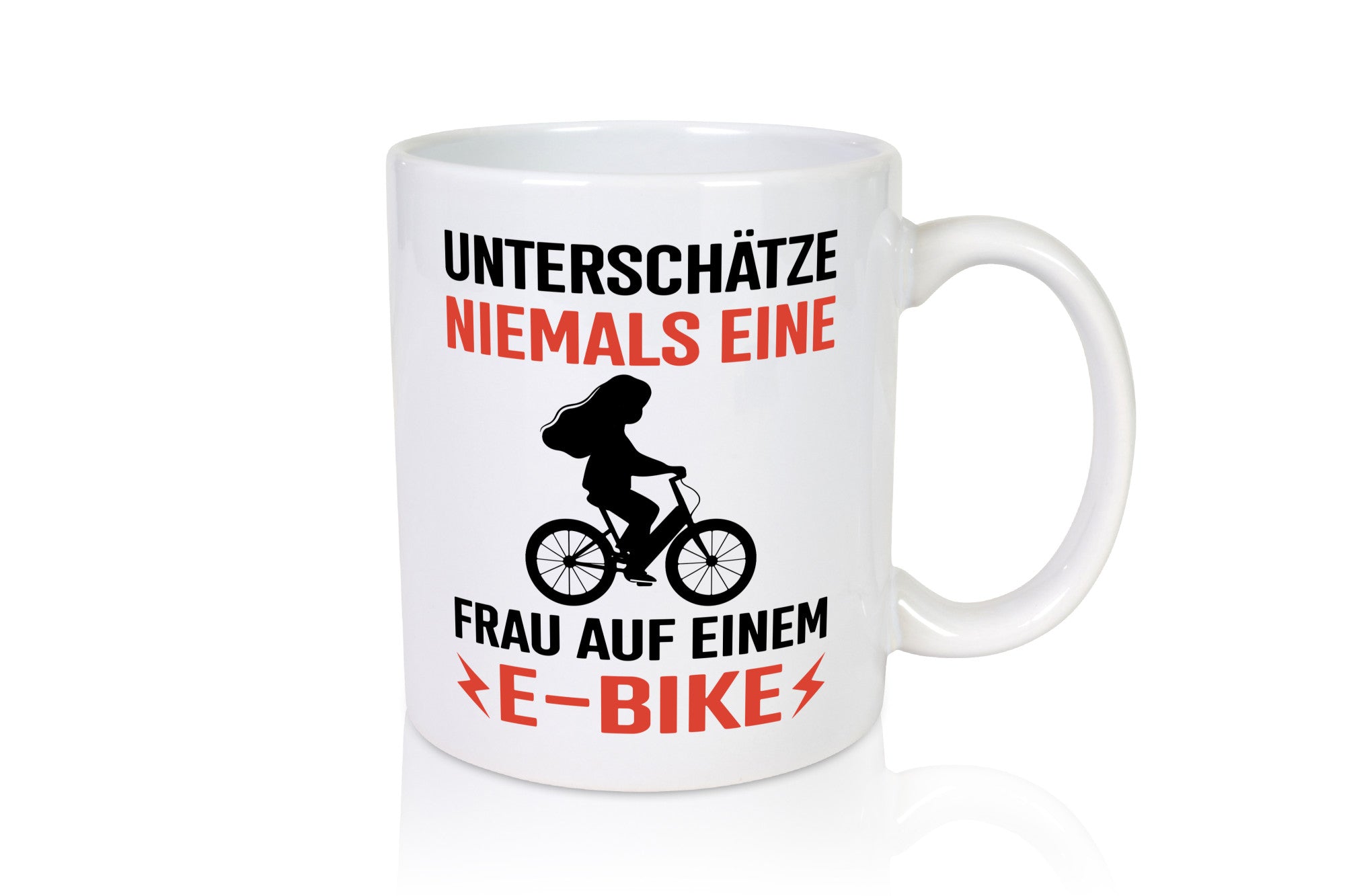 Alte Frau auf dem E-Bike | Fahradfahren Geschenk Humor Geschenkidee lustiger