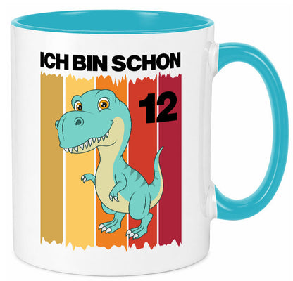 12. Geburtstag | 12 Jahre Dinosaurier lustiger Spruch Geschenk Geschenkidee