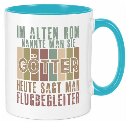 Heute sagt man: Flugbegleiter | Steward Flughafen Humor Geschenkidee Tasse