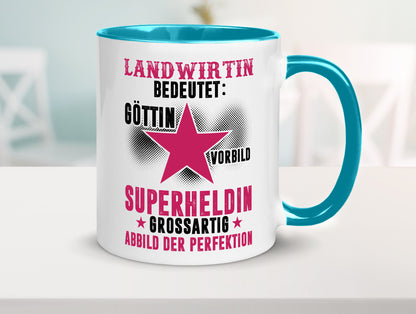 Bedeutung von Landwirtin| Bäuerin | Landwirtschaft lustig Humor Geschenkidee