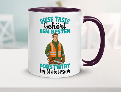 Im Universum: Forstwirt | Waldarbeiter lustig Arbeit Kollegen Büro Geschenk
