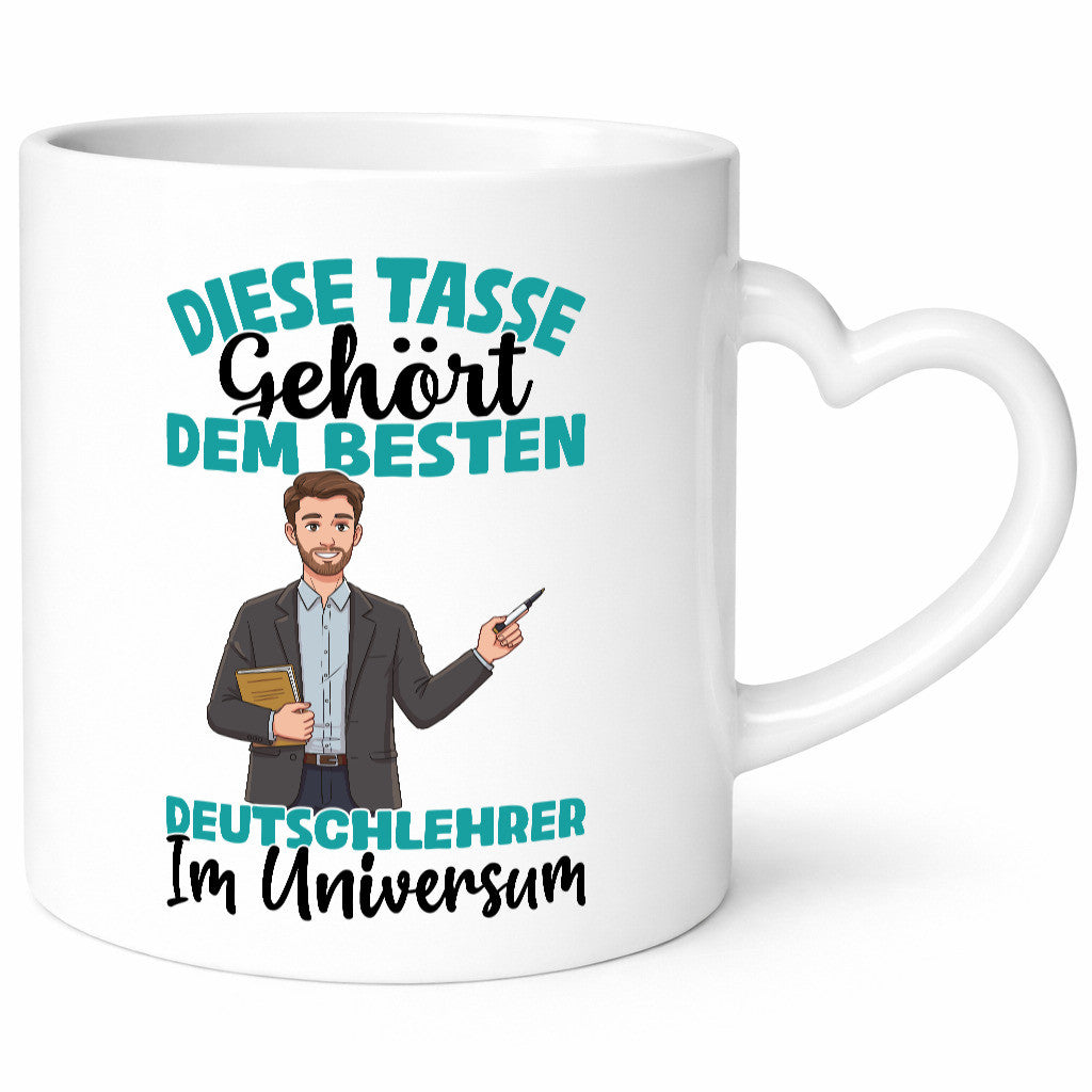 Im Universum: Deutschlehrer | Lehrer Schule lustig Humor Geschenkidee Geschenk