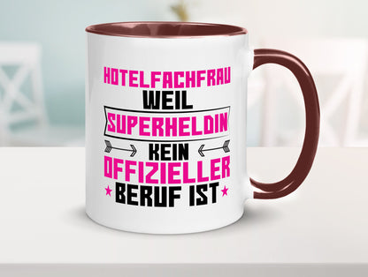 Superheldin Hotelfachfrau | Hotel lustiger Spruch Geschenk Humor Geschenkidee