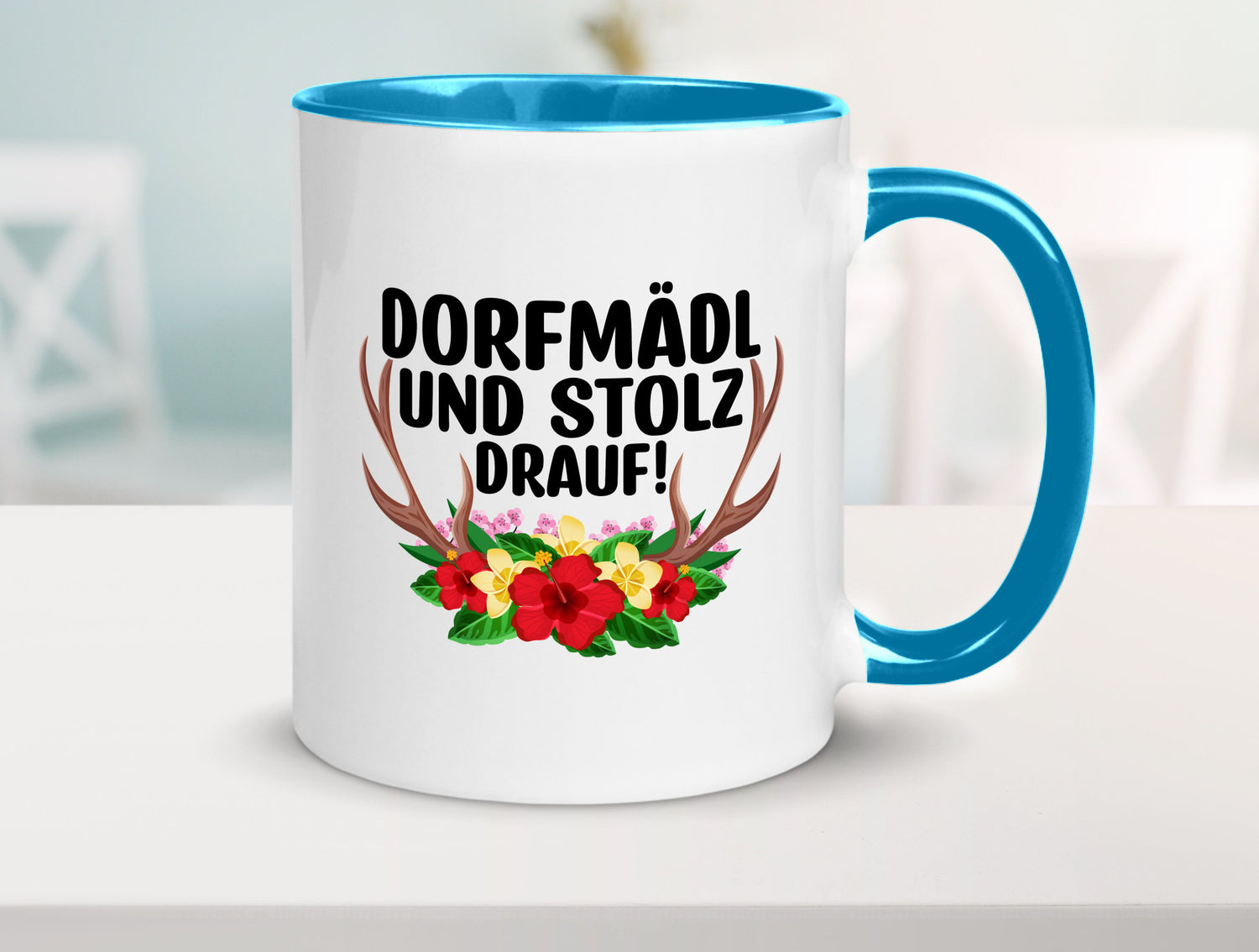 Dorfmädel und stolz drauf | Dorfkind Dorf v2 Geschenkidee Humor Tasse