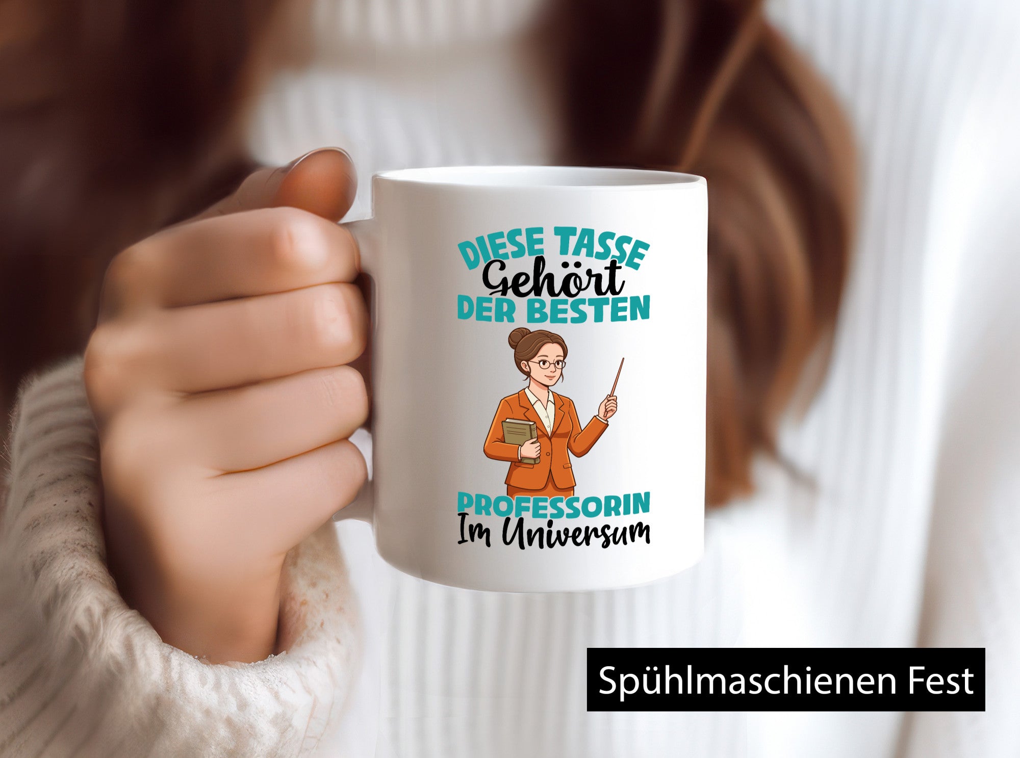 Im Universum: Professorin | Uni Universität lustiger Spruch Geschenk Humor