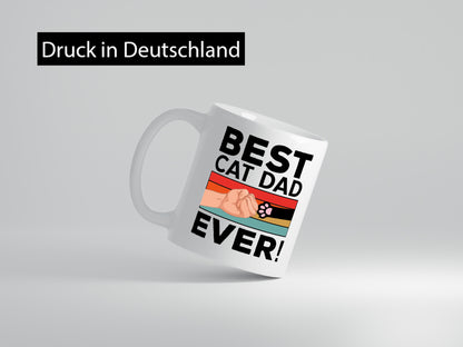 Best Cat Dad | Katzen Freund Katzenbesitzer lustig Tierliebhaber Humor Geschenk