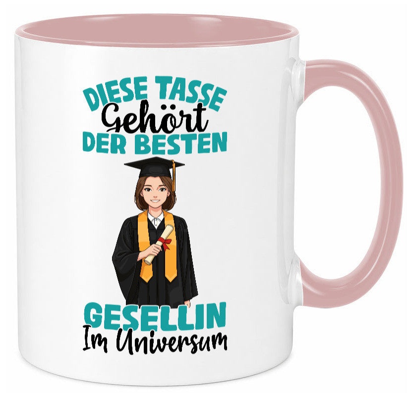 Im Universum: Gesellin | Handwerkerinnen lustiger Spruch Geschenk Humor