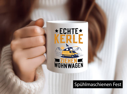 Echte Kerle ziehen Wohnwagen | Camper Camping lustiger Spruch Geschenk Humor