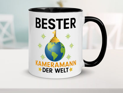 Welt Bester Kameramann | Kamera lustig Humor Geschenkidee Geschenk Tasse