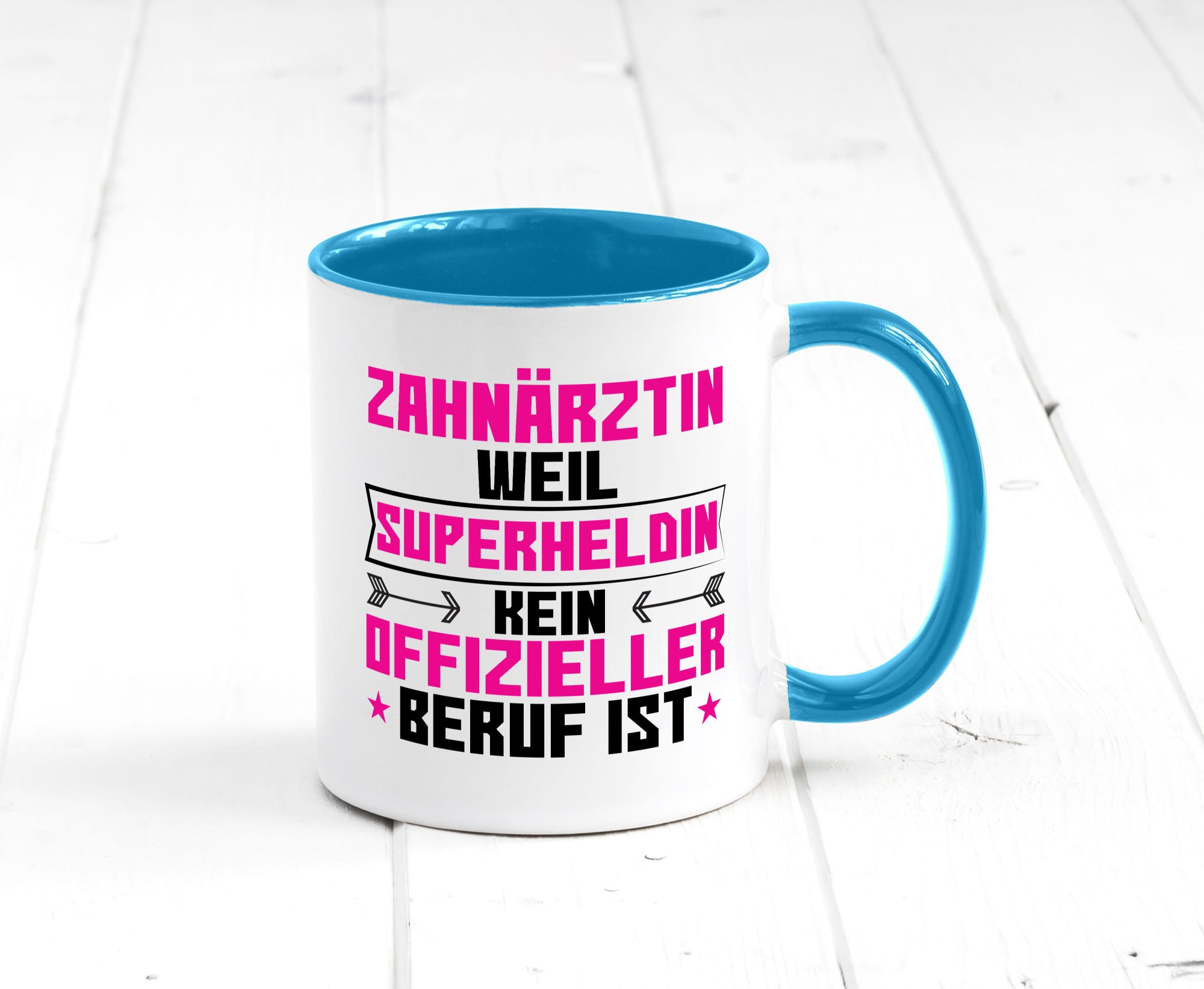 Superheldin Zahnärztin | Zahnmedizin Beruf Geschenkidee Arbeit Kollegen Büro