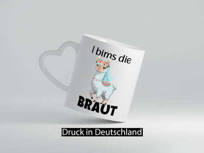 i Bums die Braut | Lama Alpaka JGA Party v2 lustig Humor Geschenkidee Geschenk