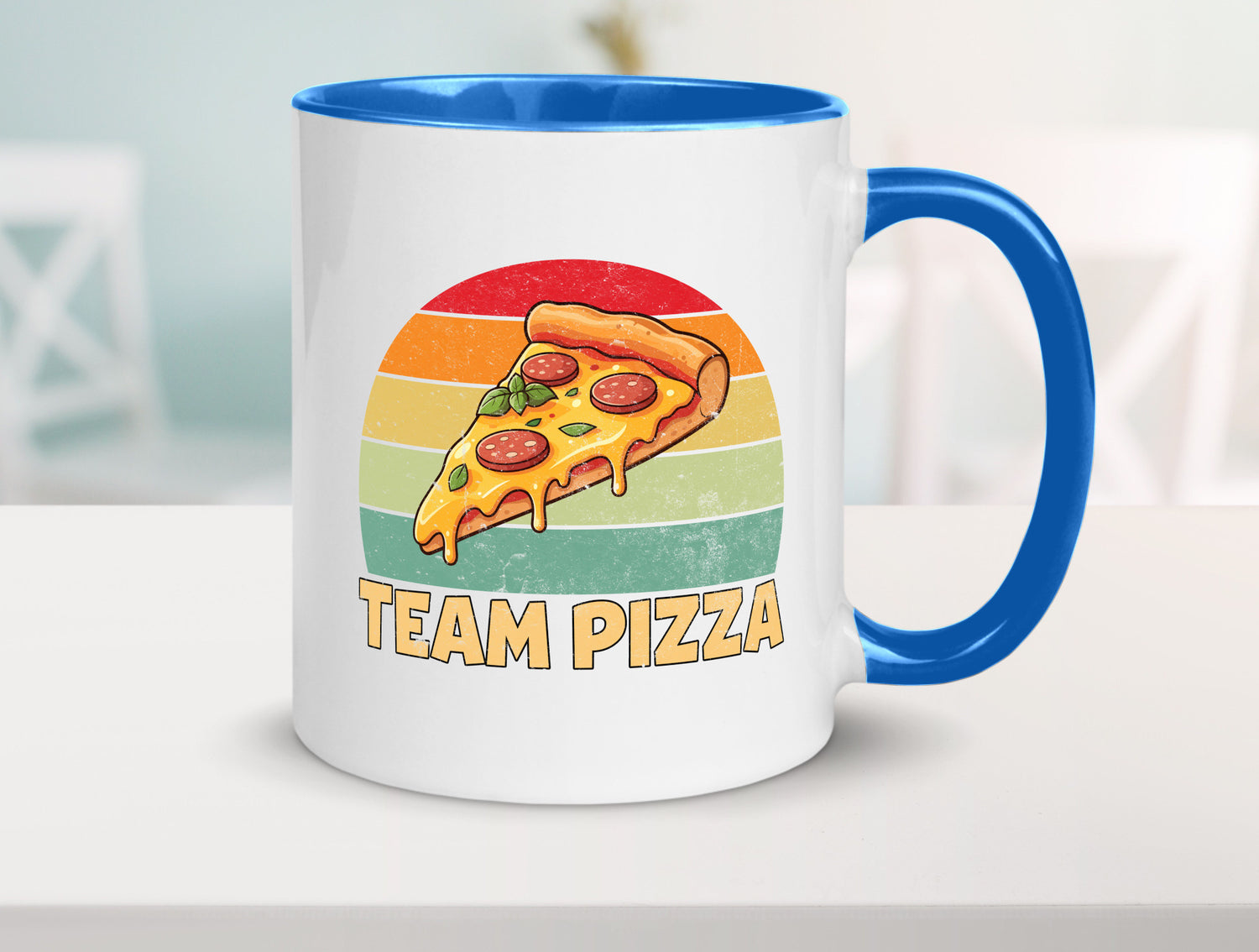 Team Pizza | Pizzaliebhaber Lover v2 Geschenkidee Humor Tasse
