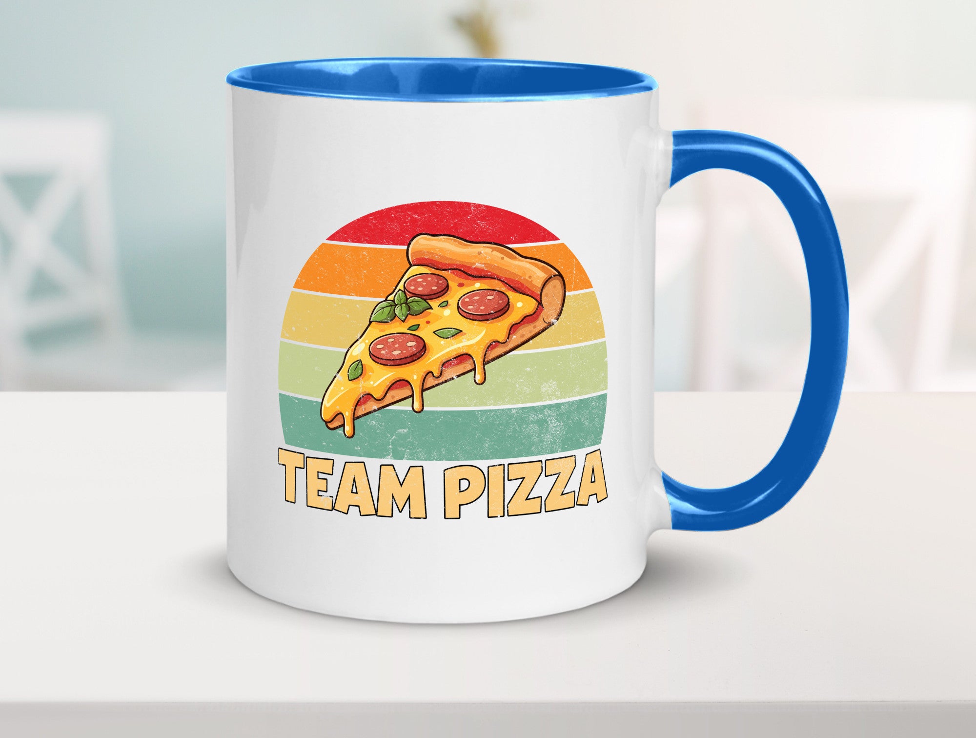 Team Pizza | Pizzaliebhaber Lover v2 Geschenkidee Humor Tasse