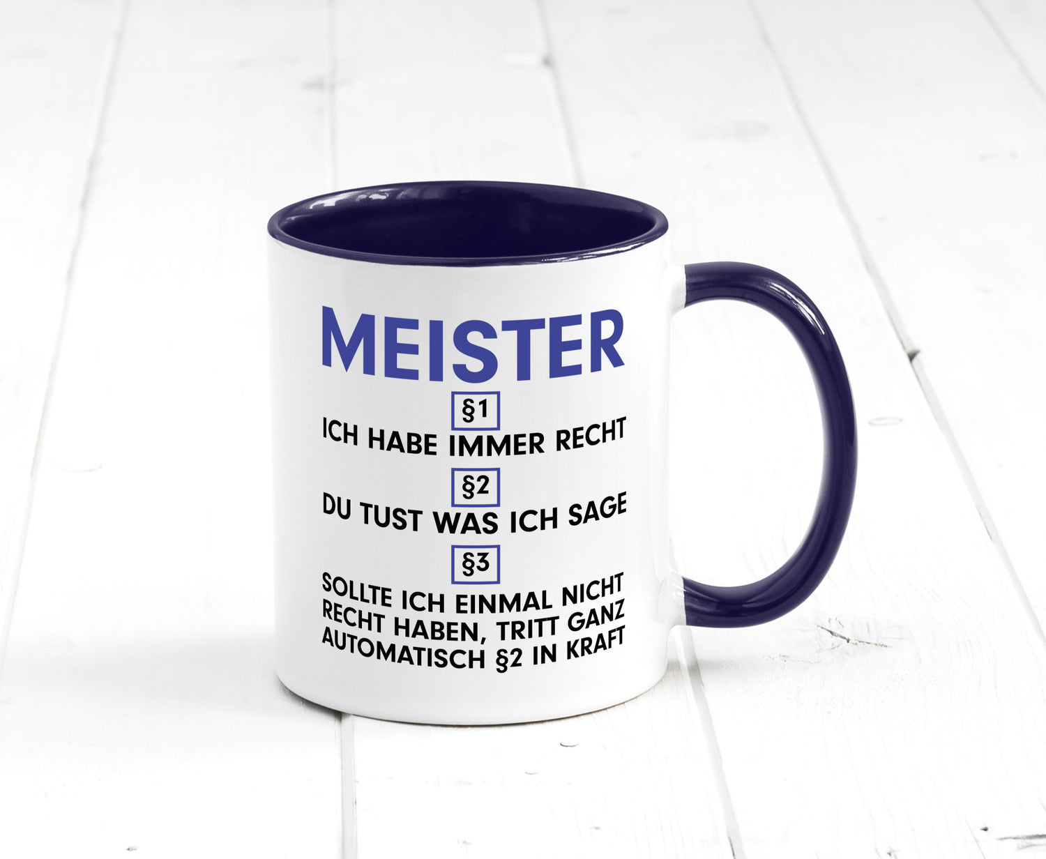 Ich habe immer Recht Meister | Meisterbrief v2 Geschenk Humor Geschenkidee