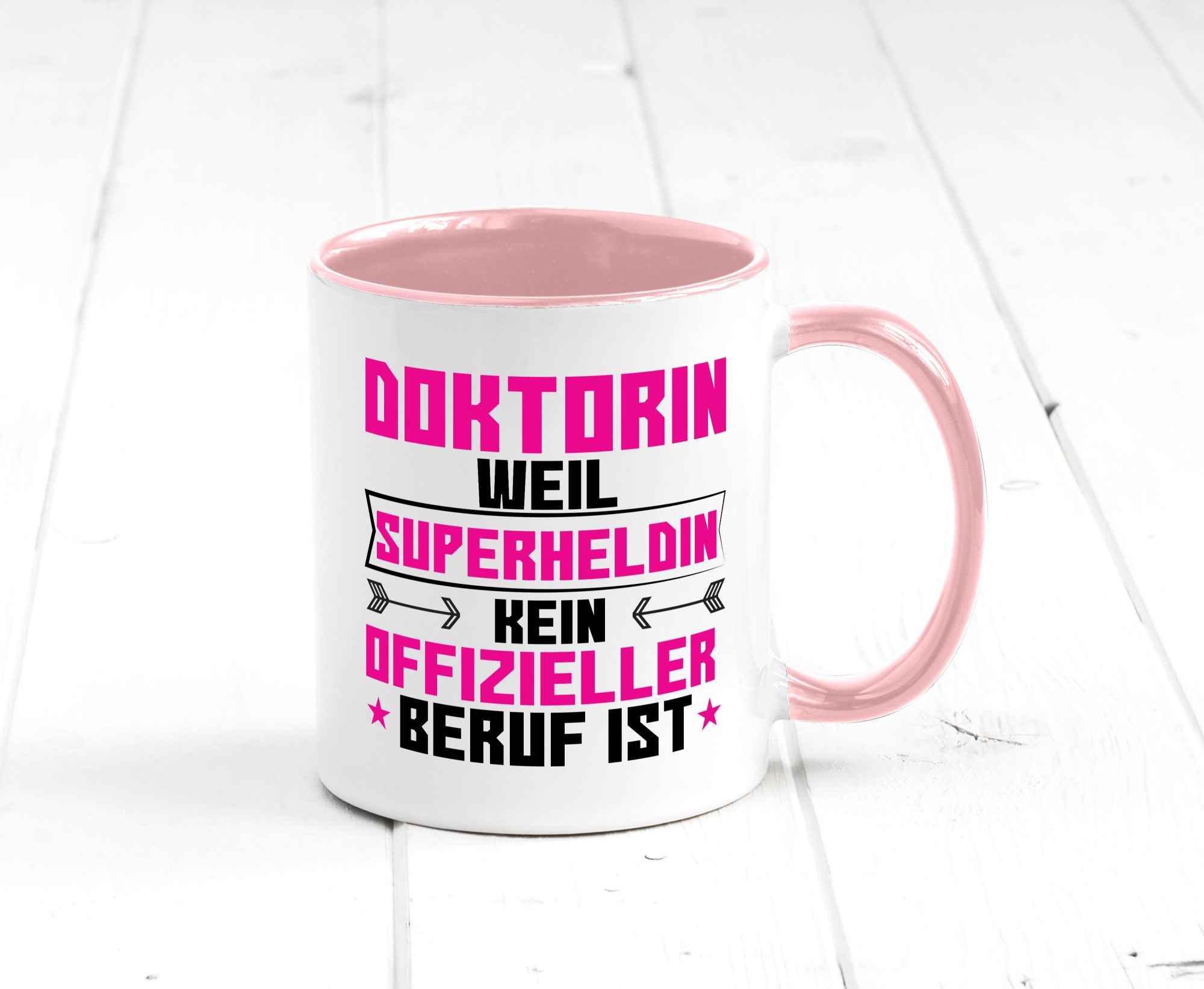 Superheldin Doktorin | Doktorand Doktortitel Geschenkidee Humor Tasse