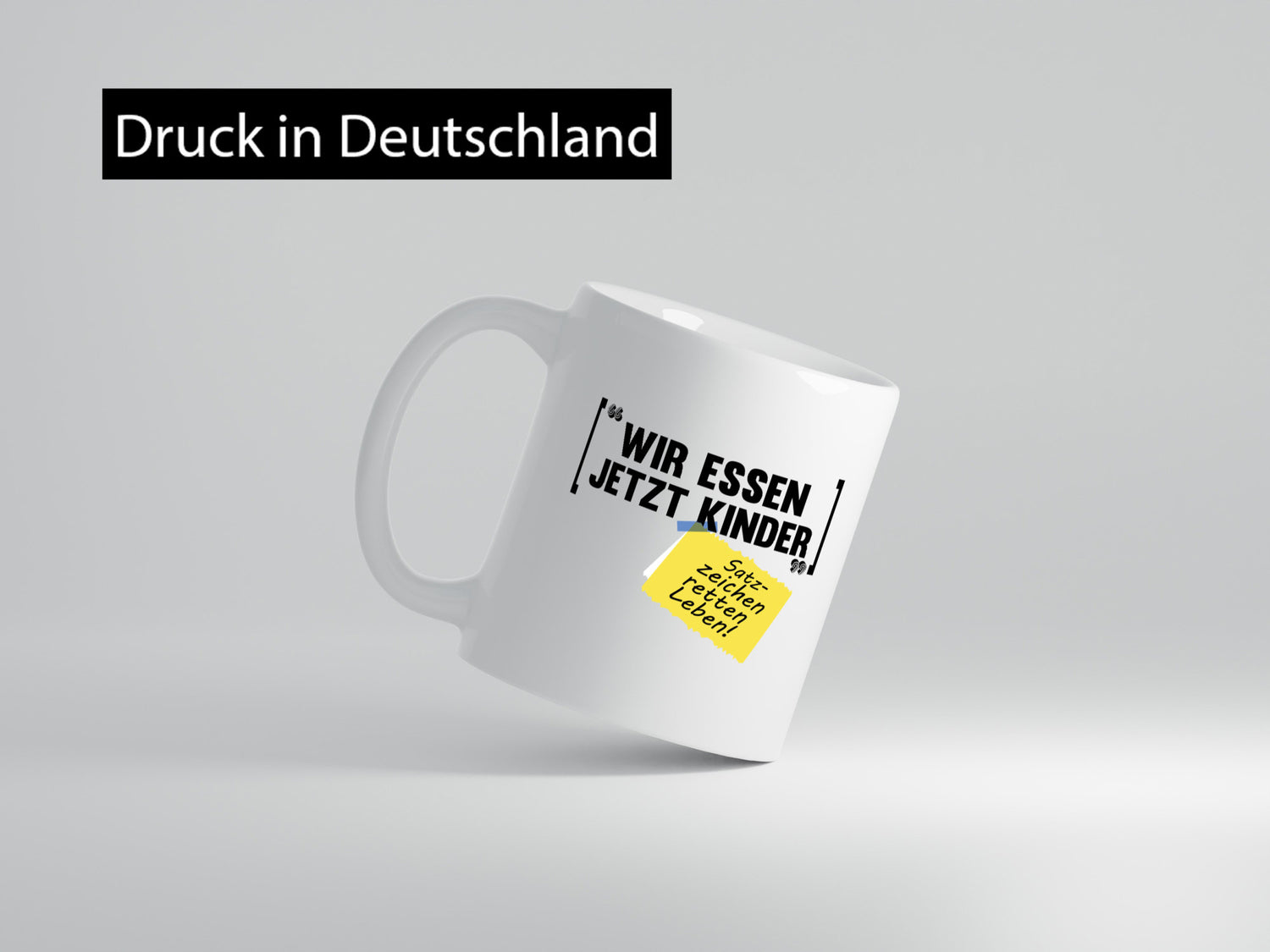 Wir essen jetzt, Kinder | Grammatik Satzzeichen Sprache lustig Humor