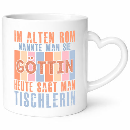 Heute sagt man: Tischlerin | Tischlerei Humor Geschenkidee Tasse