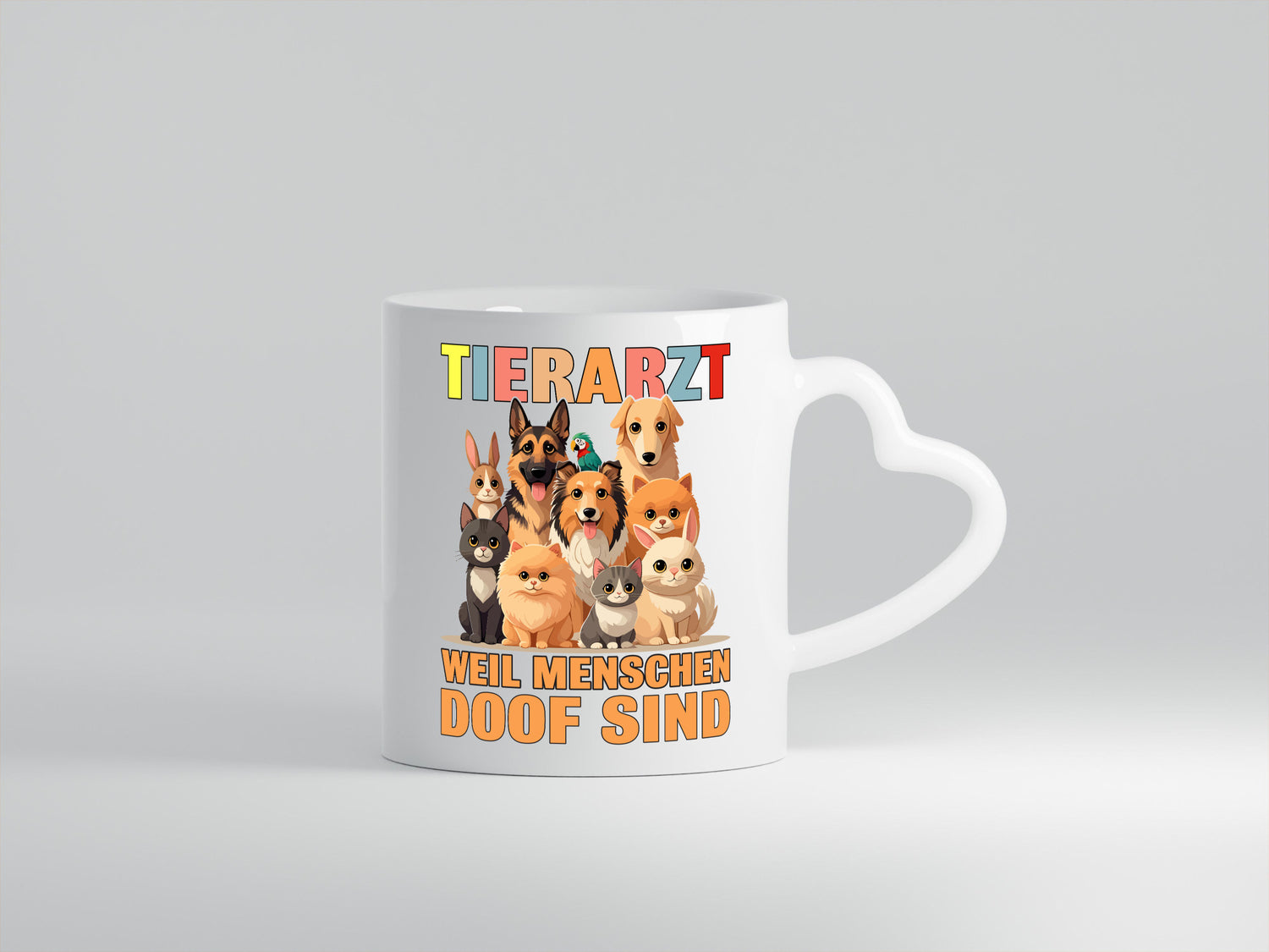 Tierarzt weil Menschen doof sind | Tierärztin lustig Tierliebhaber Humor