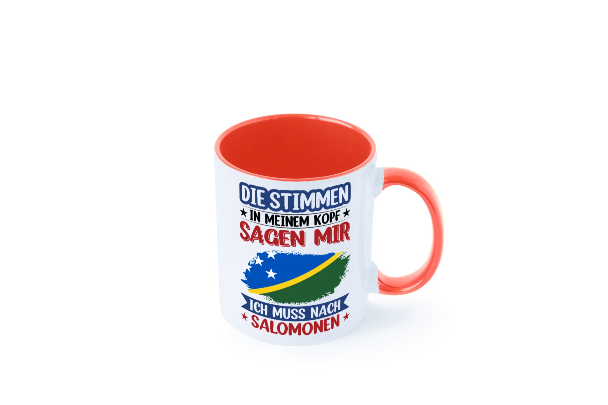 Salomonen | Urlaub Stimmen in meinem Kopf Traumland v2 Humor Geschenkidee Tasse