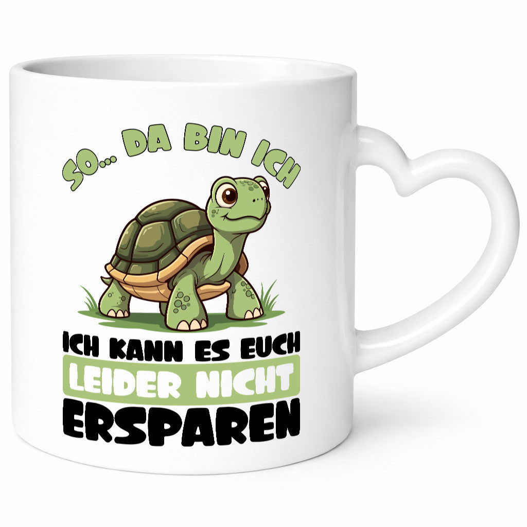 Bin ich kann es euch leider nicht ersparen | Schildkröte lustig Humor