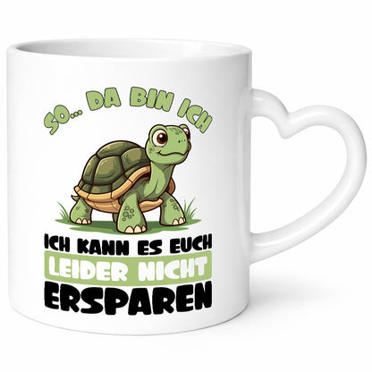 Bin ich kann es euch leider nicht ersparen | Schildkröte lustig Humor