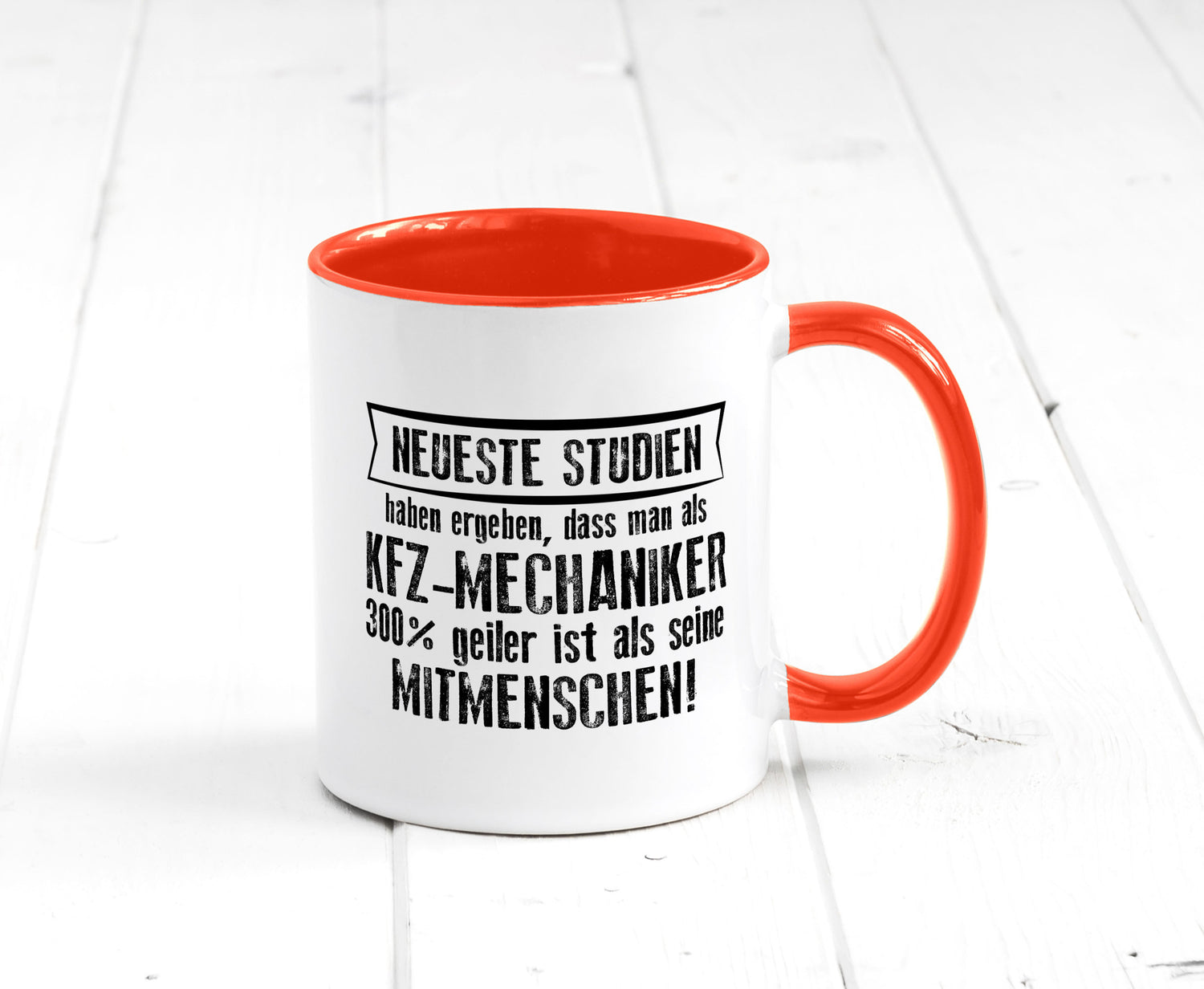 Neuste Studien: KFZ-Mechaniker | Werkstatt Mechaniker Geschenkidee Humor Tasse