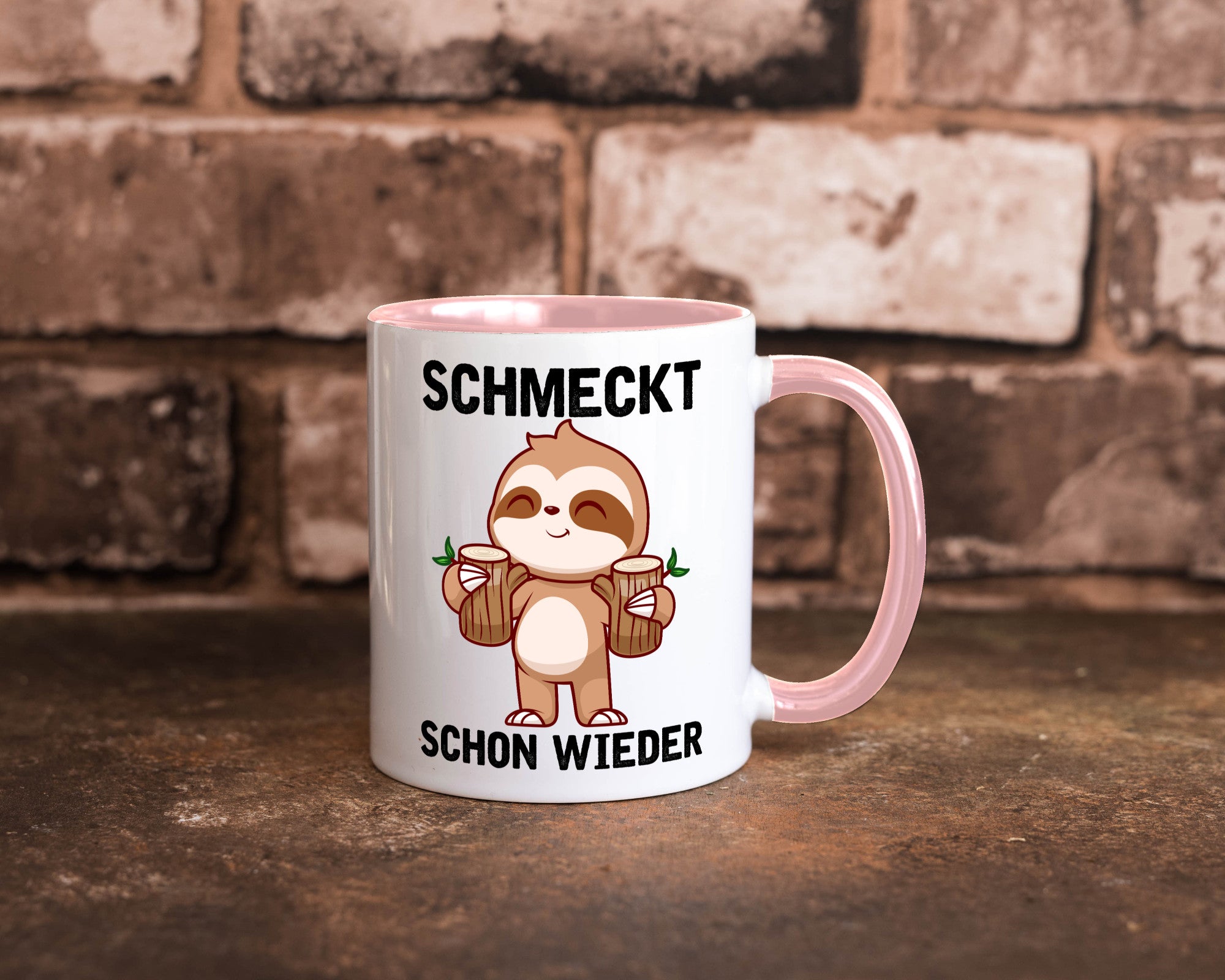 Schmeckt schon wieder | Frankfurt Hessen v2 Geschenkidee Humor Tasse