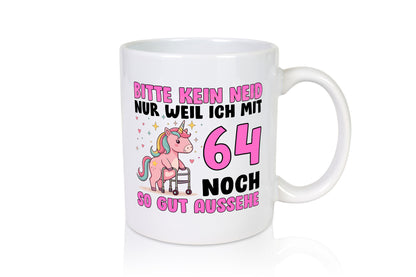 64. Geburtstag | 64 Jahre Mit noch so gut aussehen Humor Geschenkidee Tasse