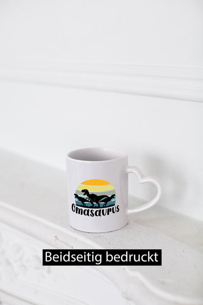 Omasaurus | Muttertag Dinosaurier Humor Familie Geschenkidee Tasse