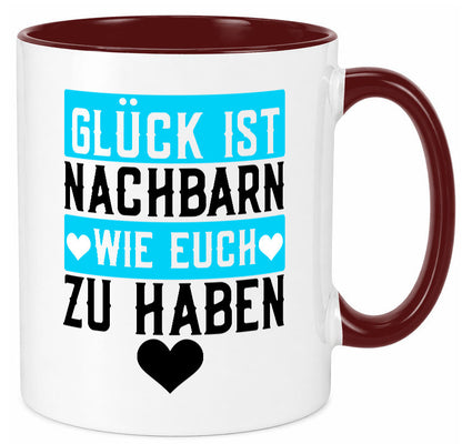Nachbarn wie euch | Dankbarkeit Glück Nachbarschaft Geschenkidee Humor Tasse