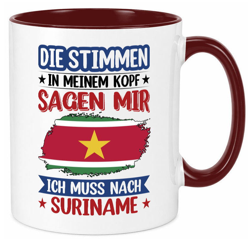 Suriname | Urlaub Stimmen in meinem Kopf Traumland v2 Geschenk Humor