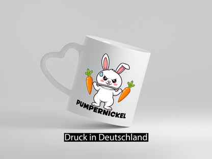 Pumpernickel | Krafttraining Kaninchen Fitness lustig Humor Geschenkidee