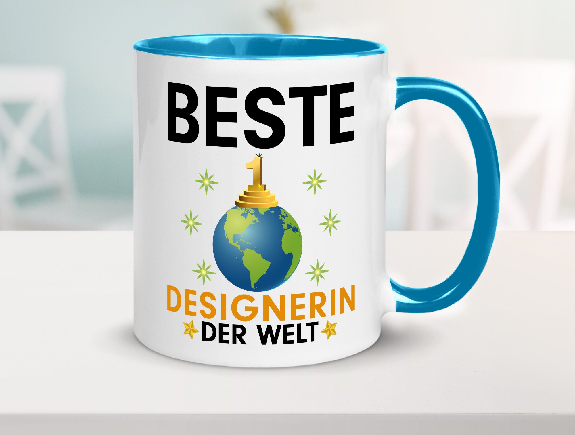 Welt Beste Designerin | Mode lustiger Spruch Geschenk Humor Geschenkidee Tasse