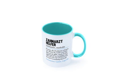 Zahnarzthelfer | Spruch Humor Zahnmedizin Geschenkidee Tasse