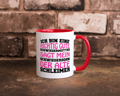 Gute Schwiegermutter lustig Familie Geschenkidee Geschenk Tasse