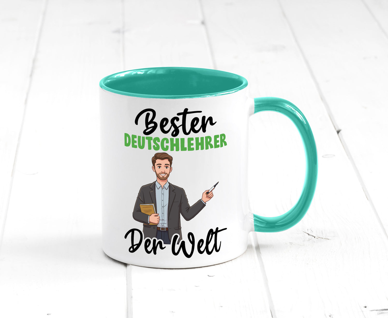 Bester Deutschlehrer | Lehrer Schule v2 lustiger Spruch Geschenk Humor