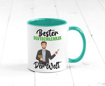 Bester Deutschlehrer | Lehrer Schule v2 lustiger Spruch Geschenk Humor